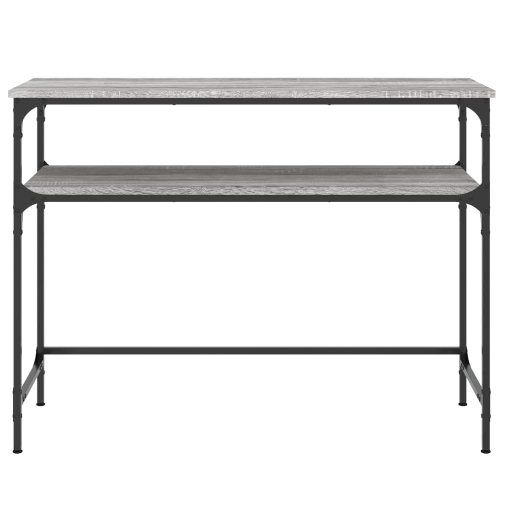 vidaXL Măsuță consolă, gri sonoma, 100x35,5x75 cm, lemn prelucrat vidaXL Măsuță consolă, gri sonoma, 100x35,5x75 cm, lemn prelucrat