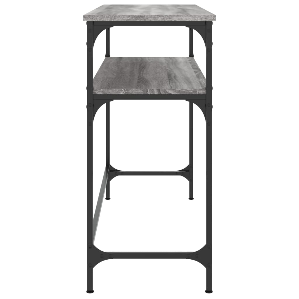 vidaXL Măsuță consolă, gri sonoma, 100x35,5x75 cm, lemn prelucrat vidaXL Măsuță consolă, gri sonoma, 100x35,5x75 cm, lemn prelucrat