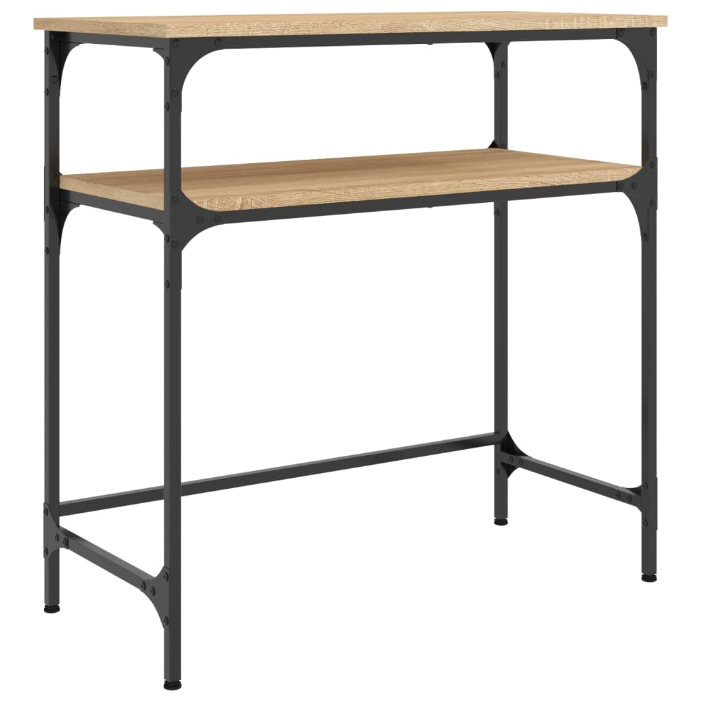 vidaXL Masă consolă, stejar sonoma, 75x35,5x75 cm, lemn prelucrat vidaXL Masă consolă, stejar sonoma, 75x35,5x75 cm, lemn prelucrat