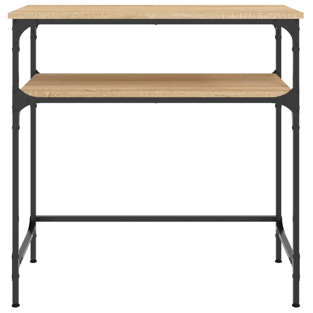vidaXL Masă consolă, stejar sonoma, 75x35,5x75 cm, lemn prelucrat vidaXL Masă consolă, stejar sonoma, 75x35,5x75 cm, lemn prelucrat