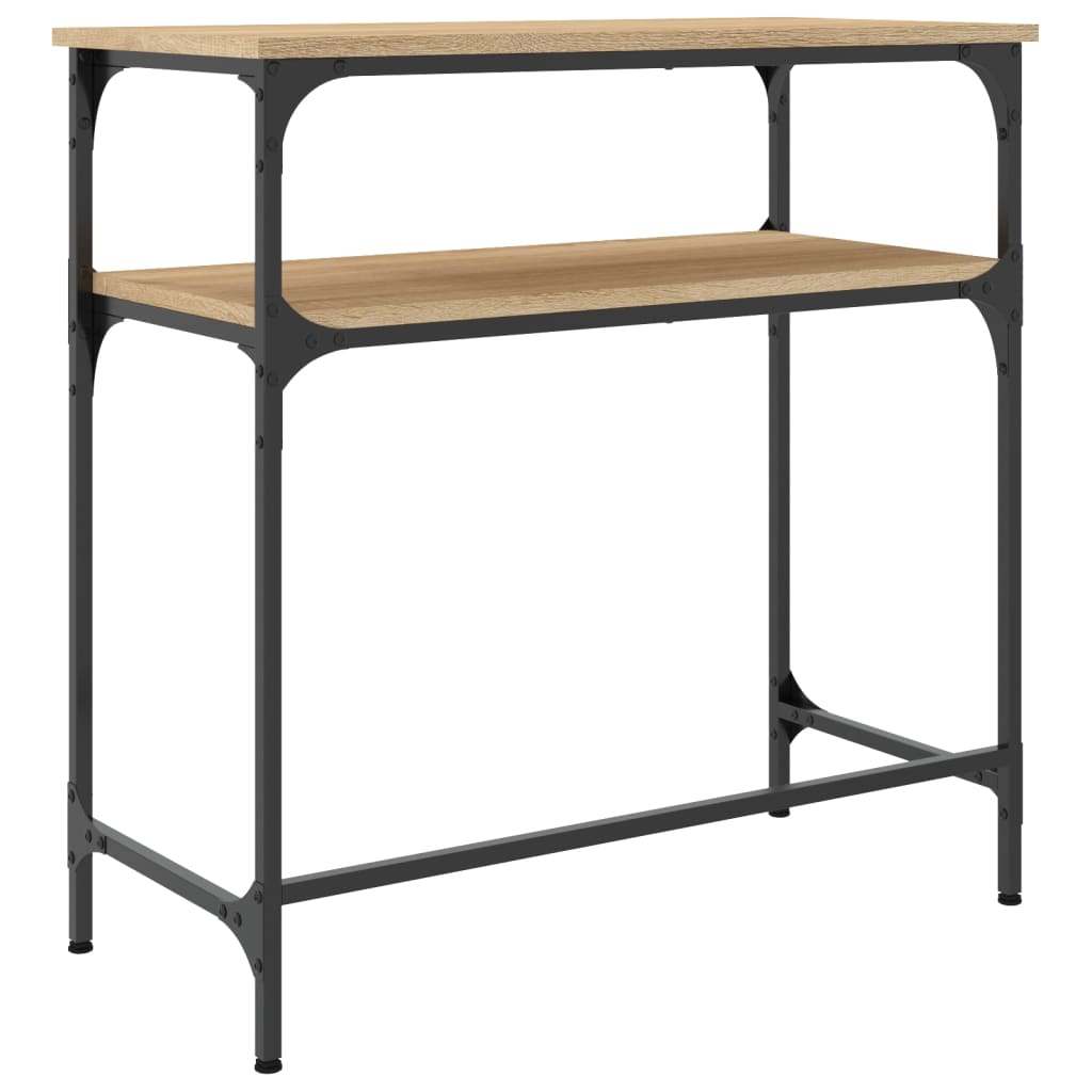 vidaXL Masă consolă, stejar sonoma, 75x35,5x75 cm, lemn prelucrat vidaXL Masă consolă, stejar sonoma, 75x35,5x75 cm, lemn prelucrat