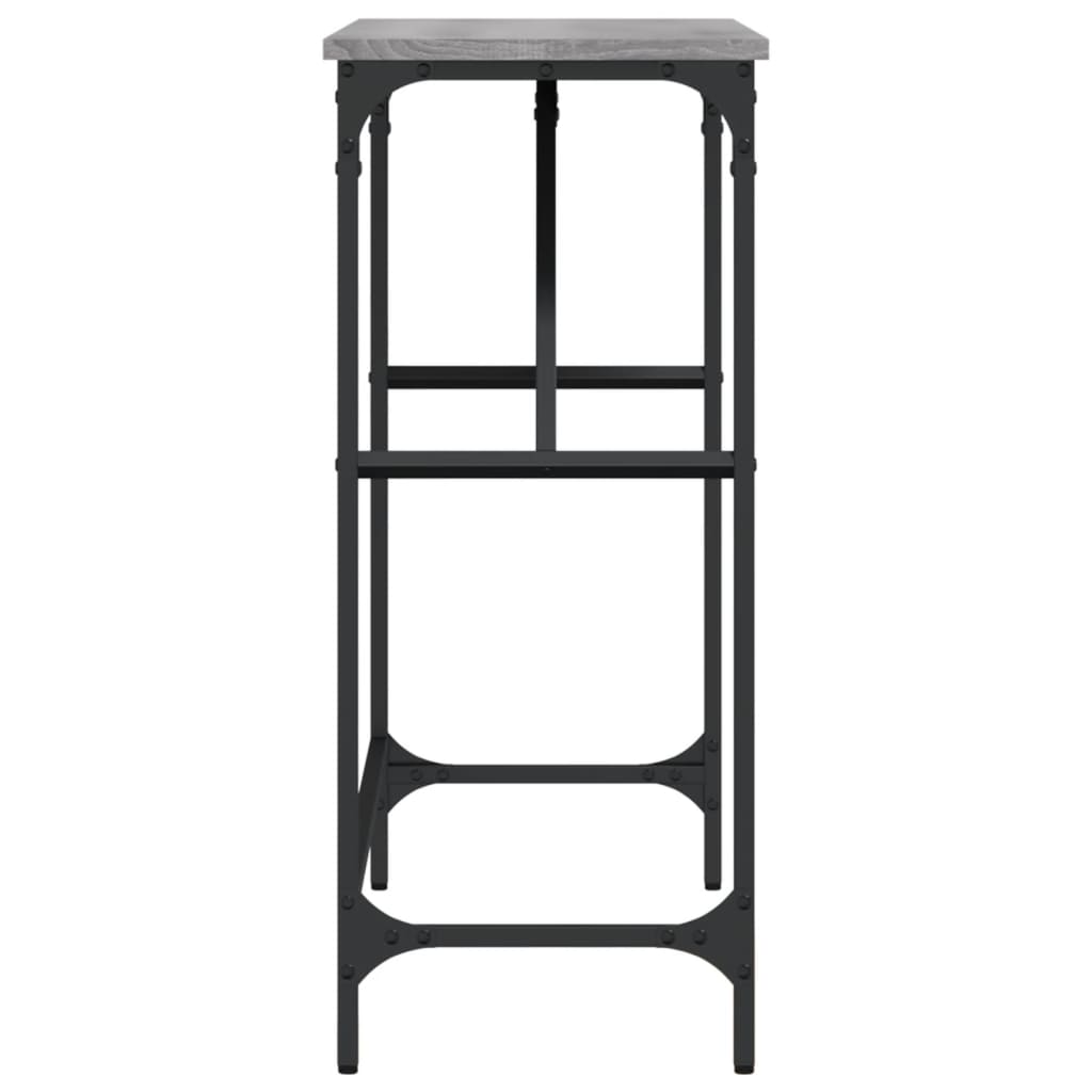 vidaXL Măsuță consolă, gri sonoma, 100x32x75 cm, lemn prelucrat vidaXL Măsuță consolă, gri sonoma, 100x32x75 cm, lemn prelucrat