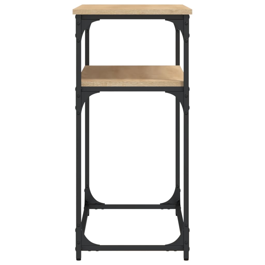 vidaXL Măsuță consolă, stejar sonoma, 100x35,5x75 cm, lemn prelucrat vidaXL Măsuță consolă, stejar sonoma, 100x35,5x75 cm, lemn prelucrat