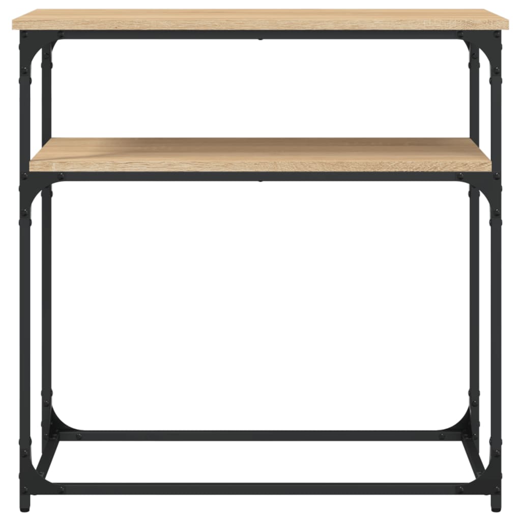 vidaXL Masă consolă, stejar sonoma, 75x35,5x75 cm, lemn prelucrat vidaXL Masă consolă, stejar sonoma, 75x35,5x75 cm, lemn prelucrat