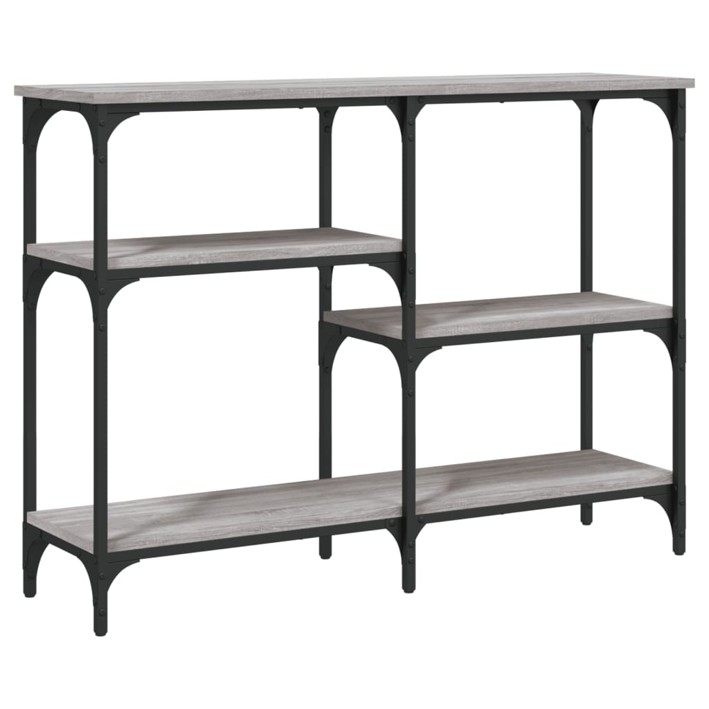 vidaXL Măsuță consolă, gri sonoma, 102x29x75 cm, lemn prelucrat vidaXL Măsuță consolă, gri sonoma, 102x29x75 cm, lemn prelucrat