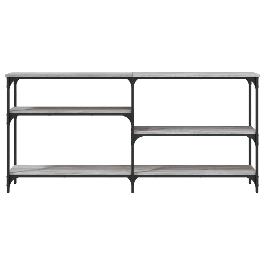 vidaXL Măsuță consolă, gri sonoma, 160x29x75 cm, lemn prelucrat vidaXL Măsuță consolă, gri sonoma, 160x29x75 cm, lemn prelucrat