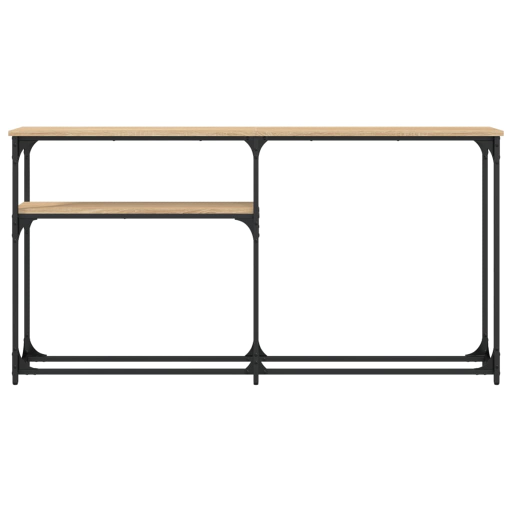 vidaXL Măsuță consolă, stejar sonoma, 145x22,5x75 cm, lemn prelucrat vidaXL Măsuță consolă, stejar sonoma, 145x22,5x75 cm, lemn prelucrat