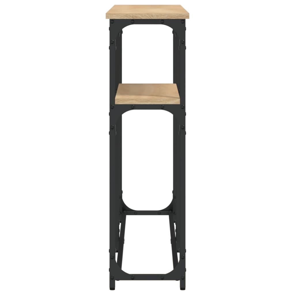 vidaXL Măsuță consolă, stejar sonoma, 145x22,5x75 cm, lemn prelucrat vidaXL Măsuță consolă, stejar sonoma, 145x22,5x75 cm, lemn prelucrat