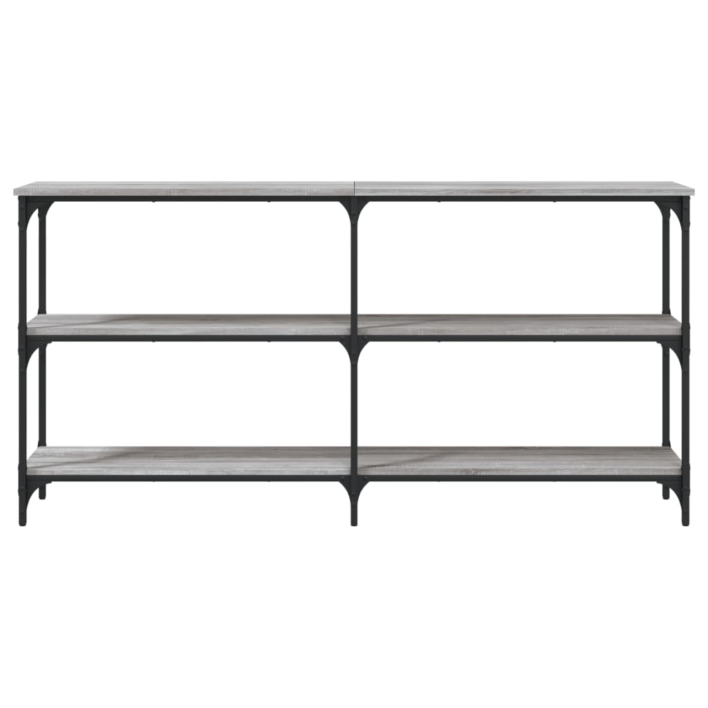vidaXL Măsuță consolă, gri sonoma, 150x29x75 cm, lemn prelucrat vidaXL Măsuță consolă, gri sonoma, 150x29x75 cm, lemn prelucrat