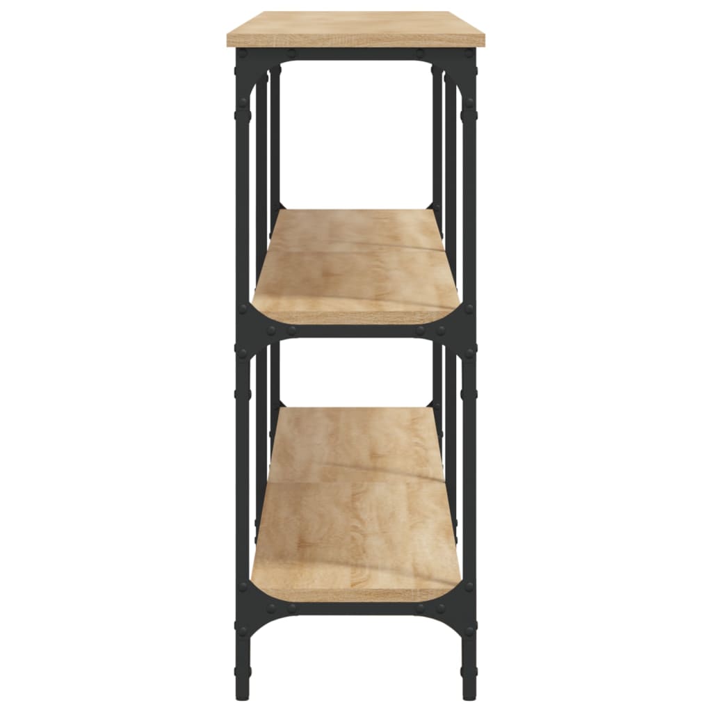 vidaXL Măsuță consolă, stejar sonoma, 200x29x75 cm, lemn prelucrat vidaXL Măsuță consolă, stejar sonoma, 200x29x75 cm, lemn prelucrat