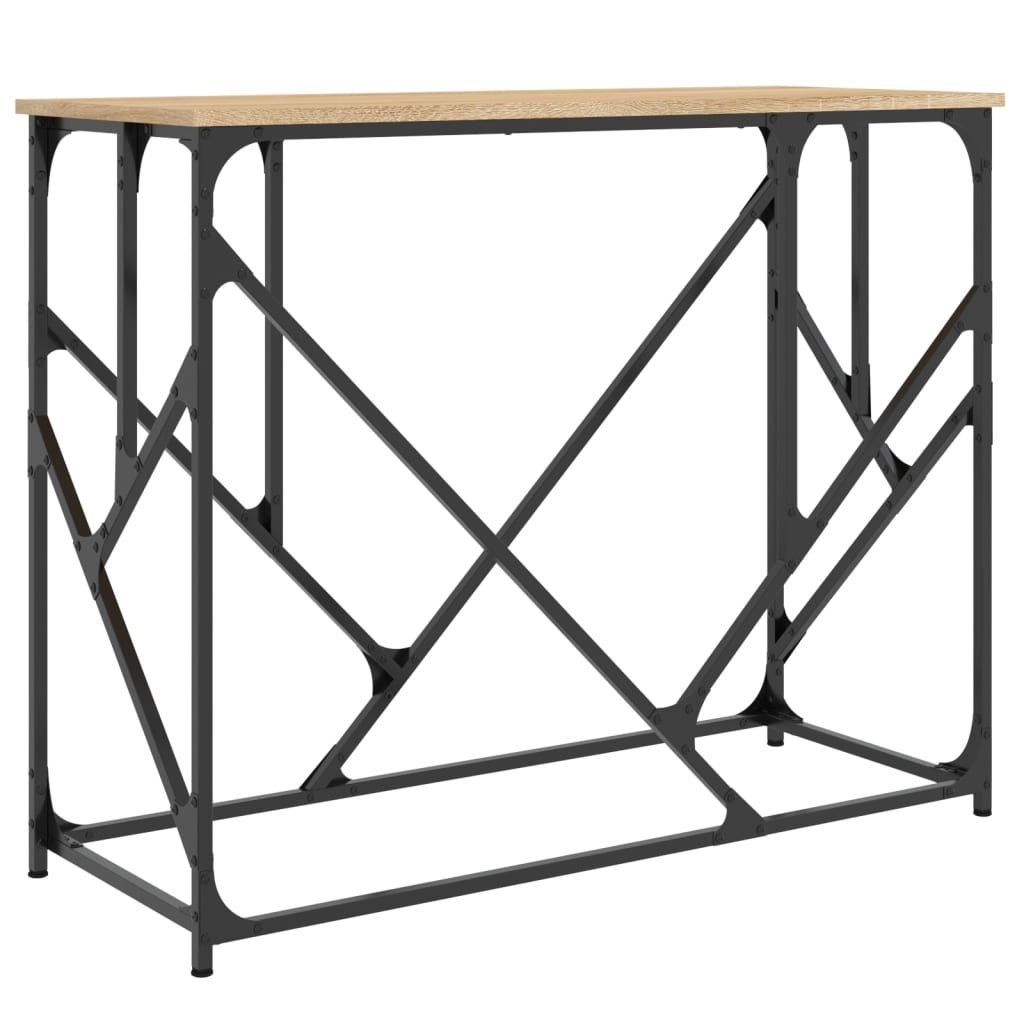vidaXL Măsuță consolă, stejar sonoma, 100x40x80 cm, lemn prelucrat vidaXL Măsuță consolă, stejar sonoma, 100x40x80 cm, lemn prelucrat