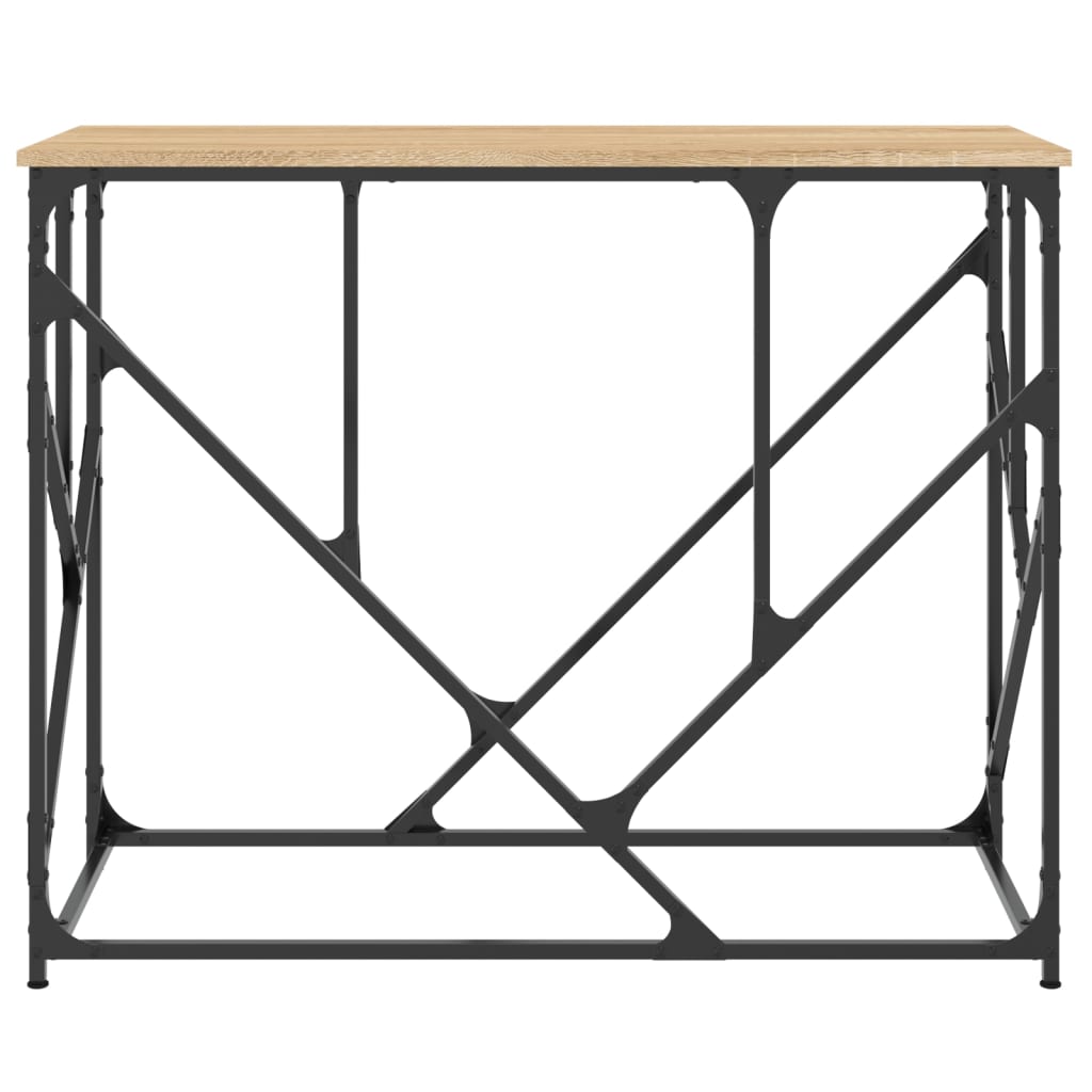 vidaXL Măsuță consolă, stejar sonoma, 100x40x80 cm, lemn prelucrat vidaXL Măsuță consolă, stejar sonoma, 100x40x80 cm, lemn prelucrat