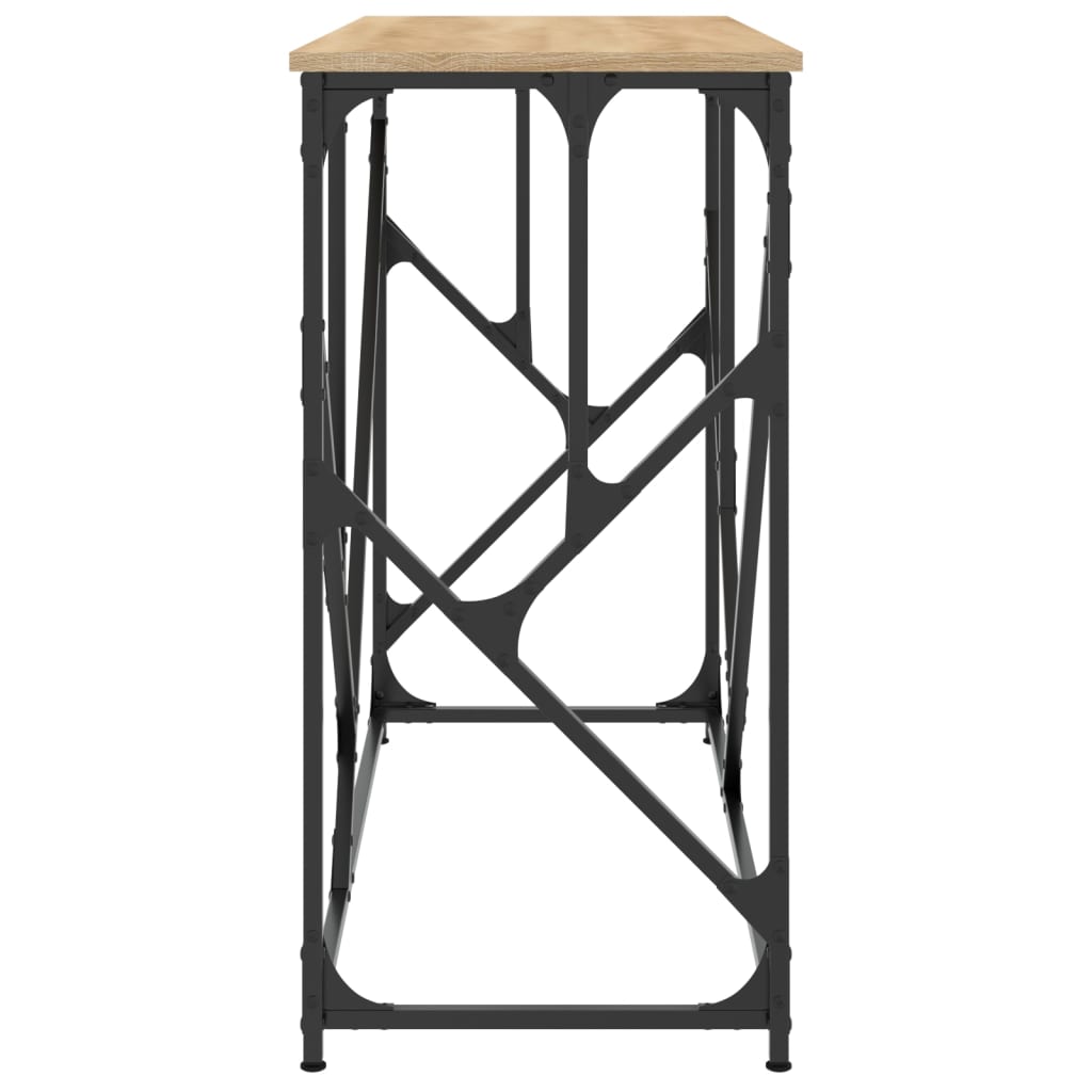 vidaXL Măsuță consolă, stejar sonoma, 100x40x80 cm, lemn prelucrat vidaXL Măsuță consolă, stejar sonoma, 100x40x80 cm, lemn prelucrat