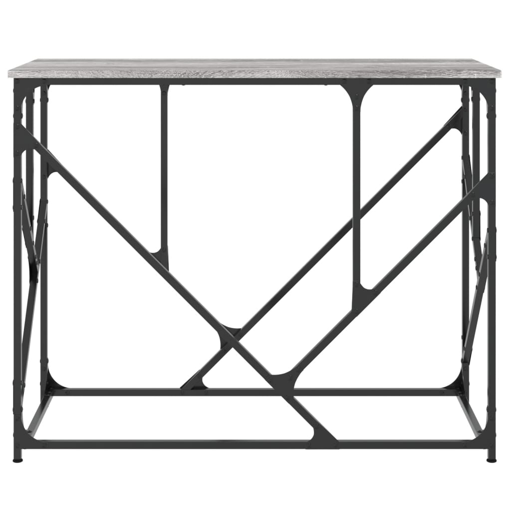 vidaXL Măsuță consolă, gri sonoma, 100x40x80 cm, lemn prelucrat vidaXL Măsuță consolă, gri sonoma, 100x40x80 cm, lemn prelucrat