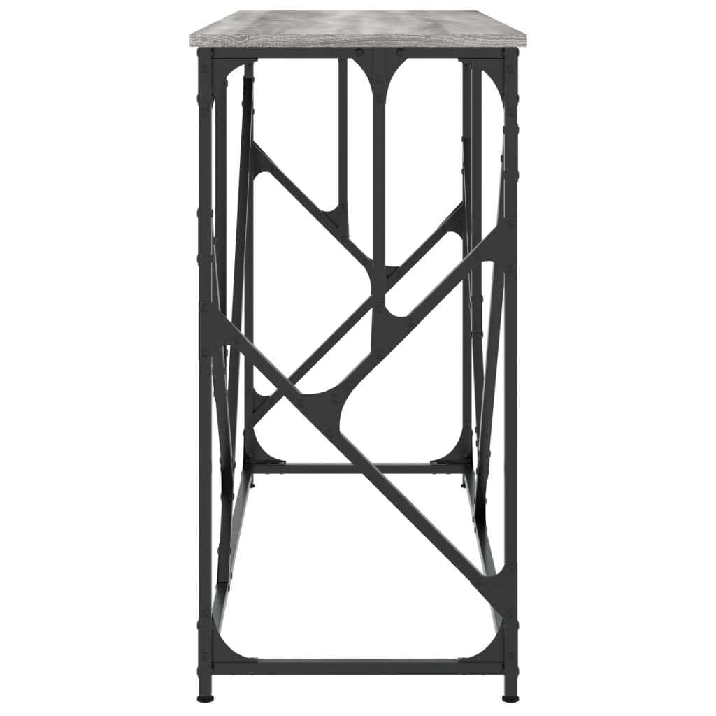 vidaXL Măsuță consolă, gri sonoma, 100x40x80 cm, lemn prelucrat vidaXL Măsuță consolă, gri sonoma, 100x40x80 cm, lemn prelucrat