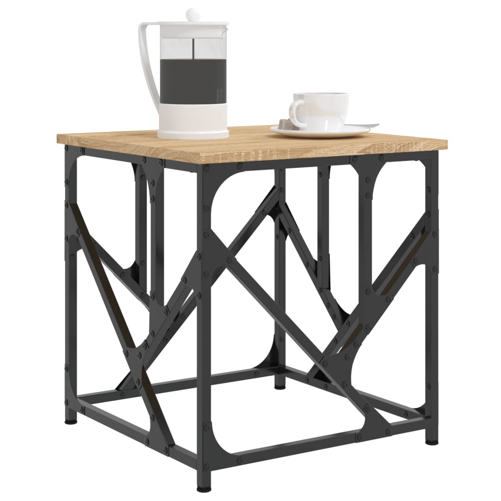 vidaXL Măsuță de cafea, stejar sonoma, 45x45x47,5 cm, lemn prelucrat vidaXL Măsuță de cafea, stejar sonoma, 45x45x47,5 cm, lemn prelucrat