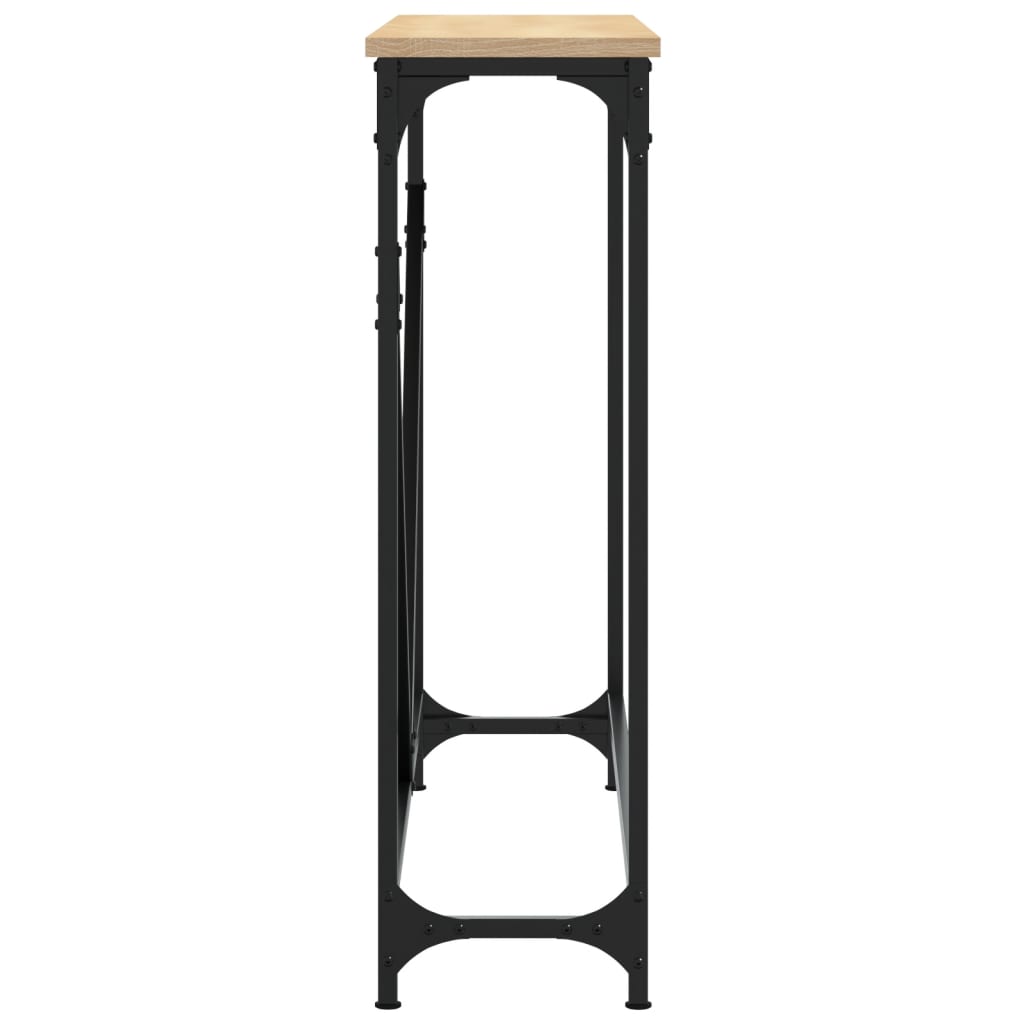 vidaXL Măsuță consolă, stejar sonoma, 102x22,5x75 cm, lemn prelucrat vidaXL Măsuță consolă, stejar sonoma, 102x22,5x75 cm, lemn prelucrat