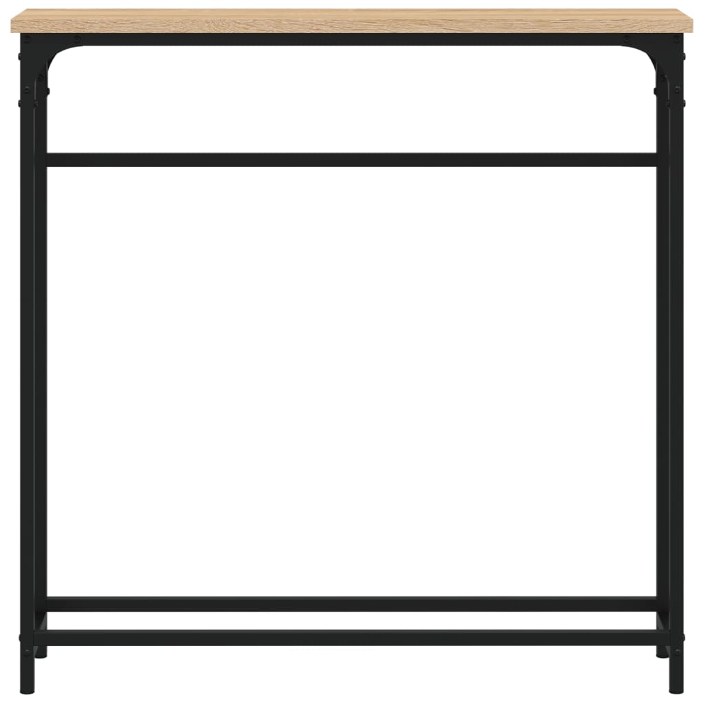 vidaXL Măsuță consolă, stejar sonoma, 75x19,5x75 cm, lemn prelucrat vidaXL Măsuță consolă, stejar sonoma, 75x19,5x75 cm, lemn prelucrat