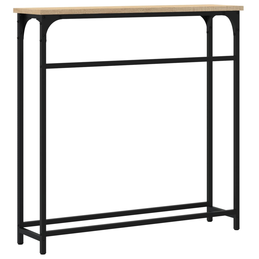 vidaXL Măsuță consolă, stejar sonoma, 75x19,5x75 cm, lemn prelucrat vidaXL Măsuță consolă, stejar sonoma, 75x19,5x75 cm, lemn prelucrat
