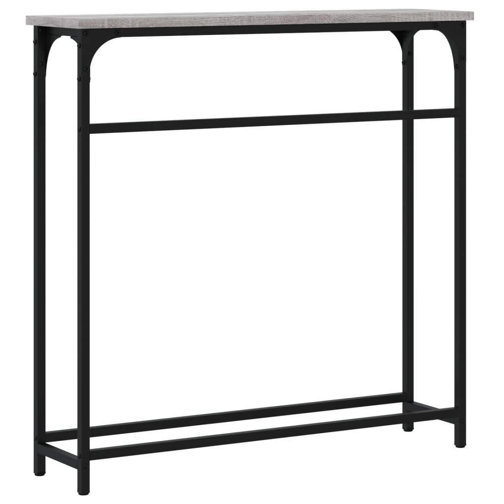 vidaXL Măsuță consolă, gri sonoma, 75x19,5x75 cm, lemn prelucrat vidaXL Măsuță consolă, gri sonoma, 75x19,5x75 cm, lemn prelucrat