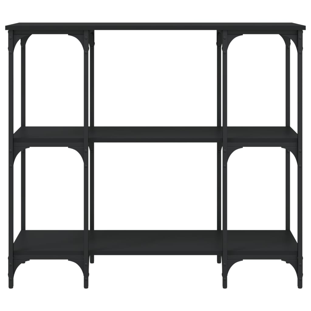 vidaXL Măsuță consolă, negru, 102x35x90 cm, lemn compozit vidaXL Măsuță consolă, negru, 102x35x90 cm, lemn compozit