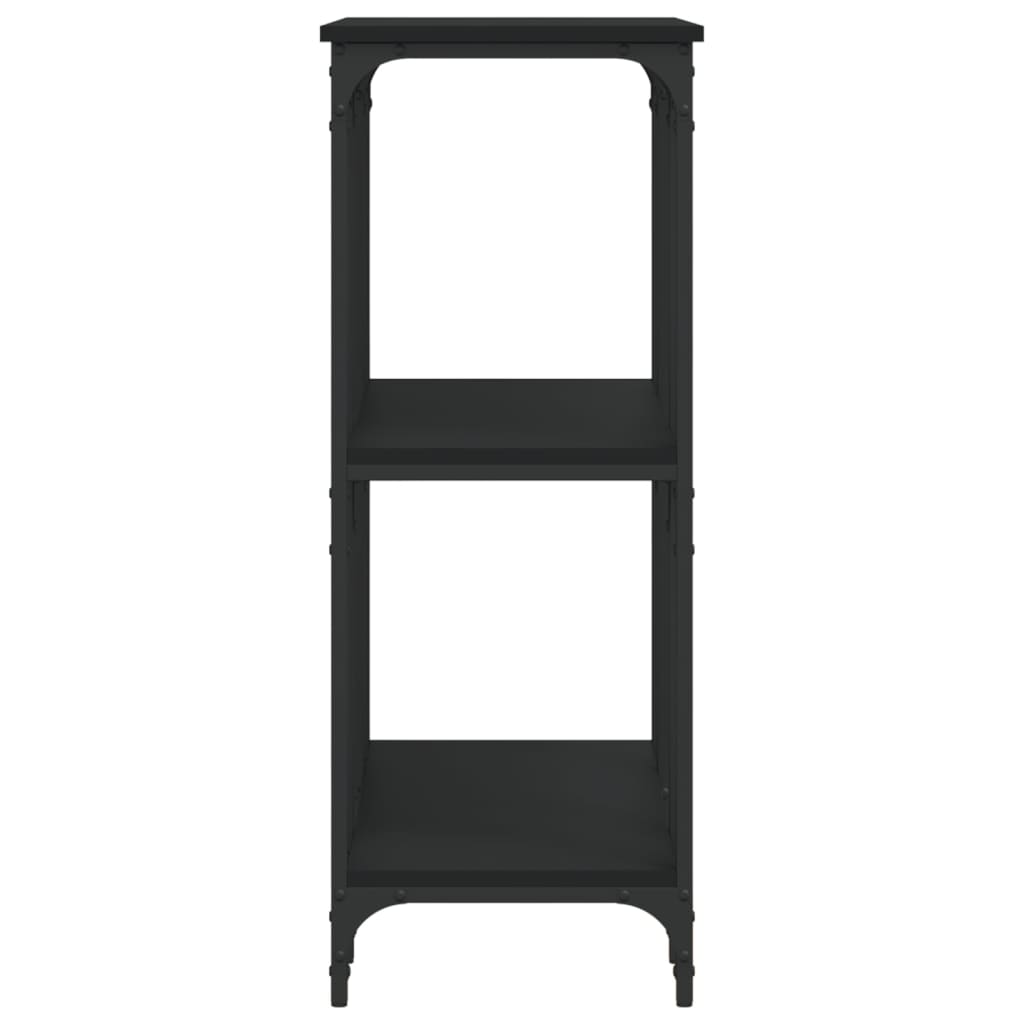 vidaXL Măsuță consolă, negru, 102x35x90 cm, lemn compozit vidaXL Măsuță consolă, negru, 102x35x90 cm, lemn compozit