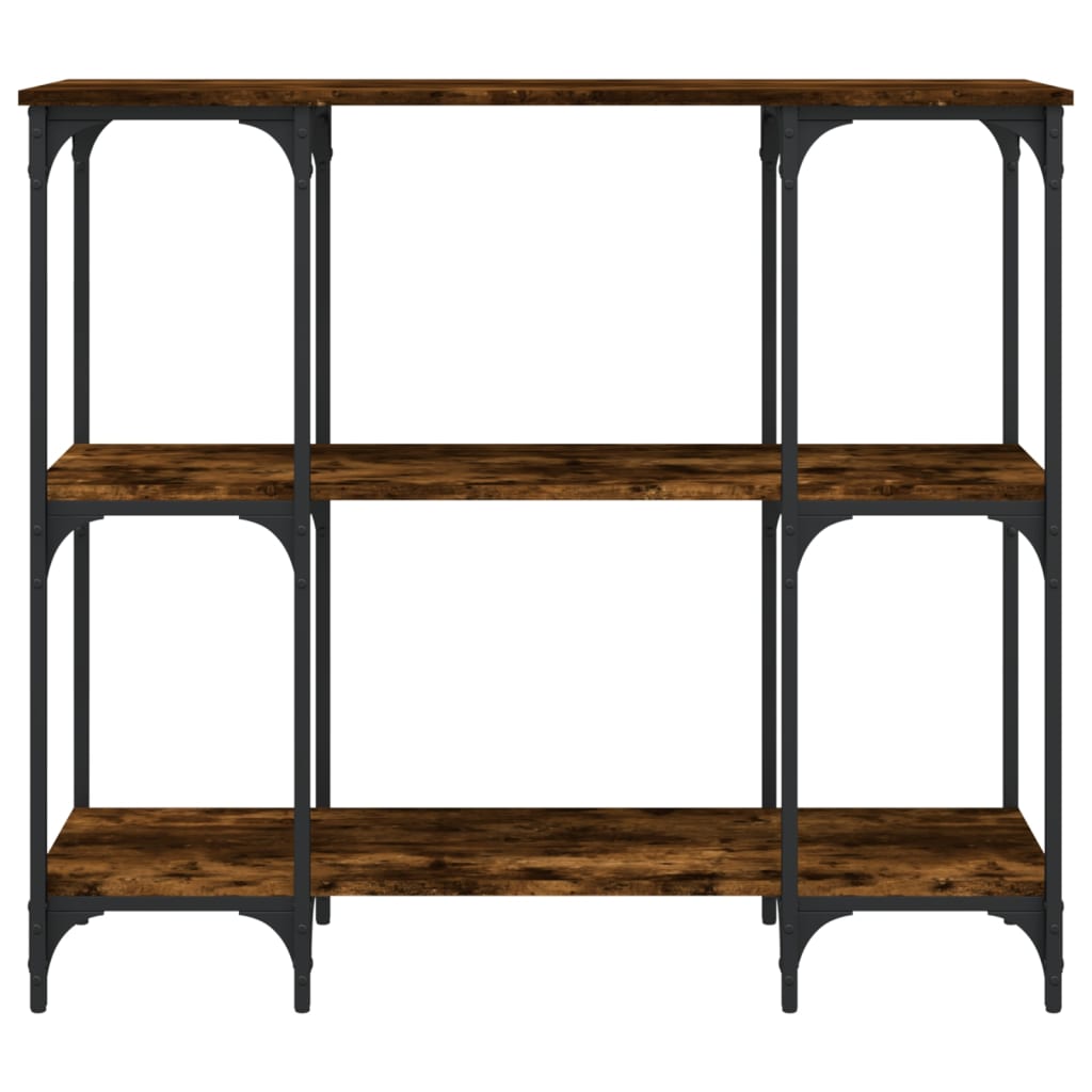 vidaXL Măsuță consolă, stejar fumuriu, 102x35x90 cm, lemn prelucrat vidaXL Măsuță consolă, stejar fumuriu, 102x35x90 cm, lemn prelucrat