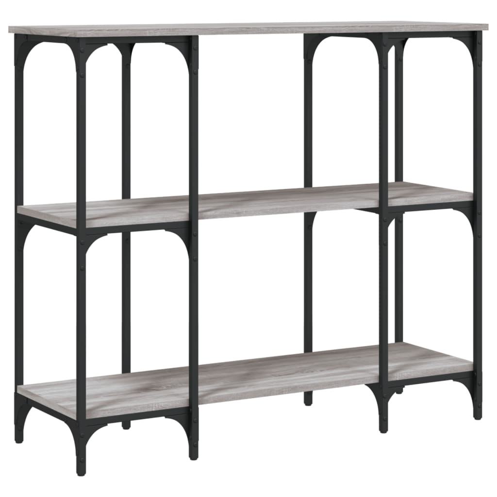 vidaXL Măsuță consolă, gri sonoma, 102x35x90 cm, lemn prelucrat vidaXL Măsuță consolă, gri sonoma, 102x35x90 cm, lemn prelucrat