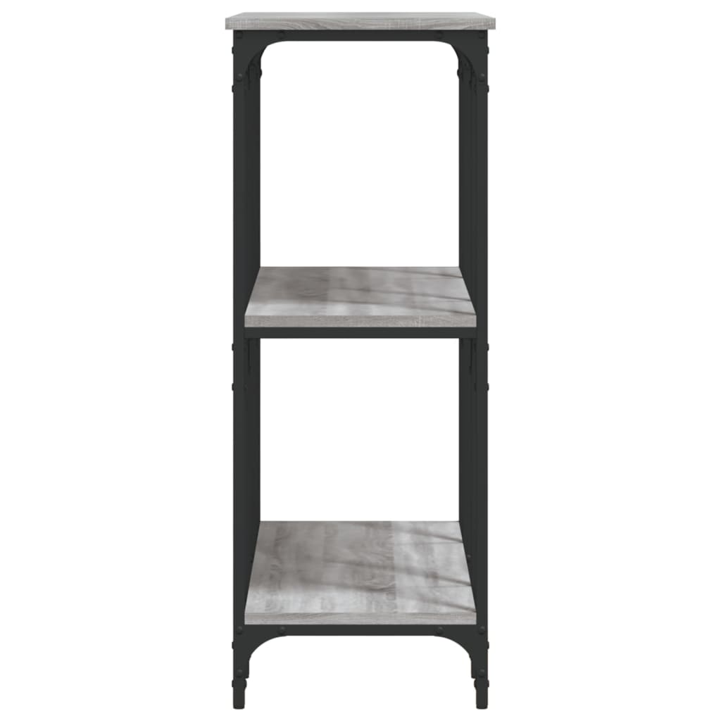 vidaXL Măsuță consolă, gri sonoma, 102x35x90 cm, lemn prelucrat vidaXL Măsuță consolă, gri sonoma, 102x35x90 cm, lemn prelucrat