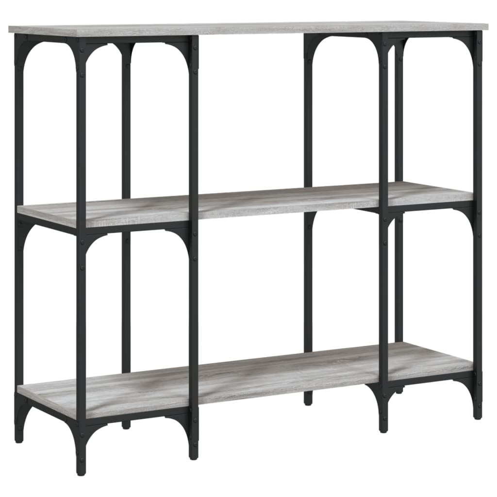 vidaXL Măsuță consolă, gri sonoma, 102x35x90 cm, lemn prelucrat vidaXL Măsuță consolă, gri sonoma, 102x35x90 cm, lemn prelucrat