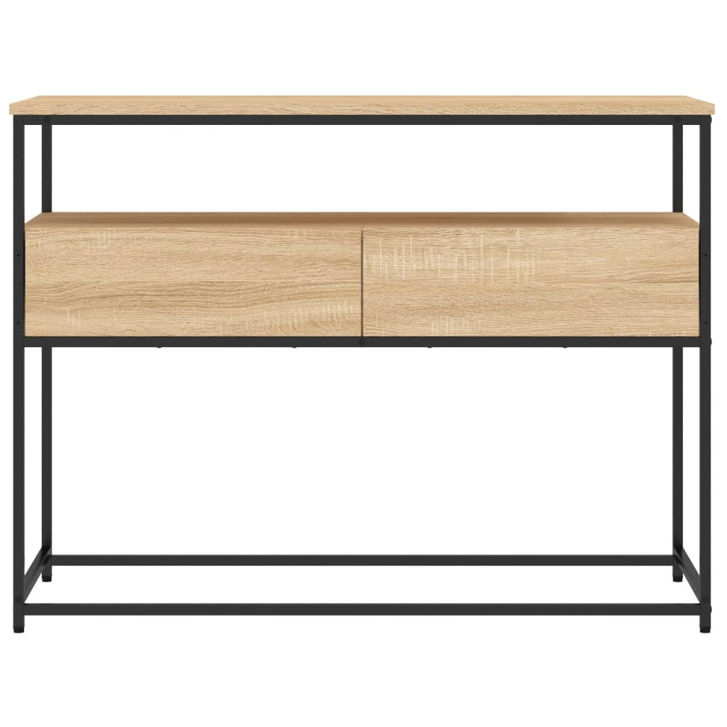 vidaXL Măsuță consolă, stejar sonoma, 100x40x75 cm, lemn prelucrat vidaXL Măsuță consolă, stejar sonoma, 100x40x75 cm, lemn prelucrat