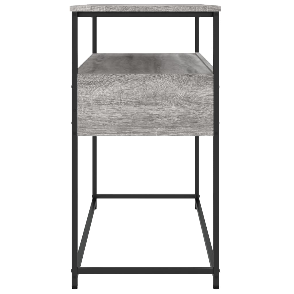 vidaXL Măsuță consolă, gri sonoma, 100x40x75 cm, lemn prelucrat vidaXL Măsuță consolă, gri sonoma, 100x40x75 cm, lemn prelucrat
