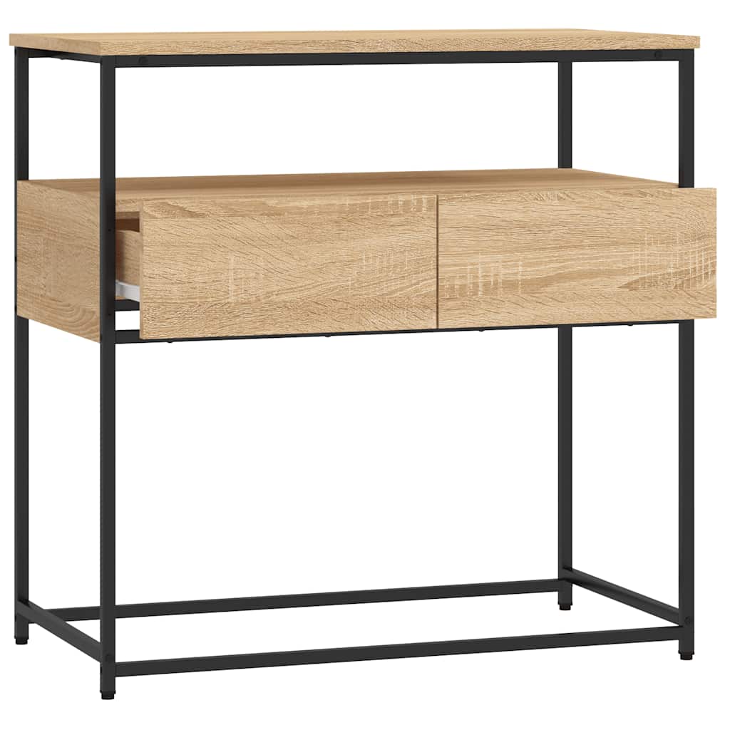 vidaXL Masă consolă, stejar sonoma, 75x40x75 cm, lemn prelucrat vidaXL Masă consolă, stejar sonoma, 75x40x75 cm, lemn prelucrat