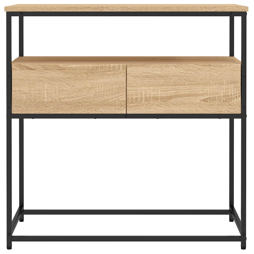 vidaXL Masă consolă, stejar sonoma, 75x40x75 cm, lemn prelucrat vidaXL Masă consolă, stejar sonoma, 75x40x75 cm, lemn prelucrat