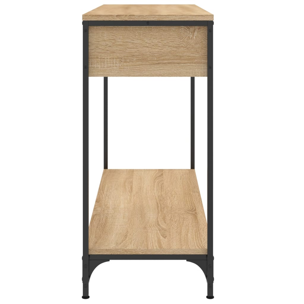 vidaXL Măsuță consolă, stejar sonoma, 100x34,5x75 cm, lemn prelucrat vidaXL Măsuță consolă, stejar sonoma, 100x34,5x75 cm, lemn prelucrat