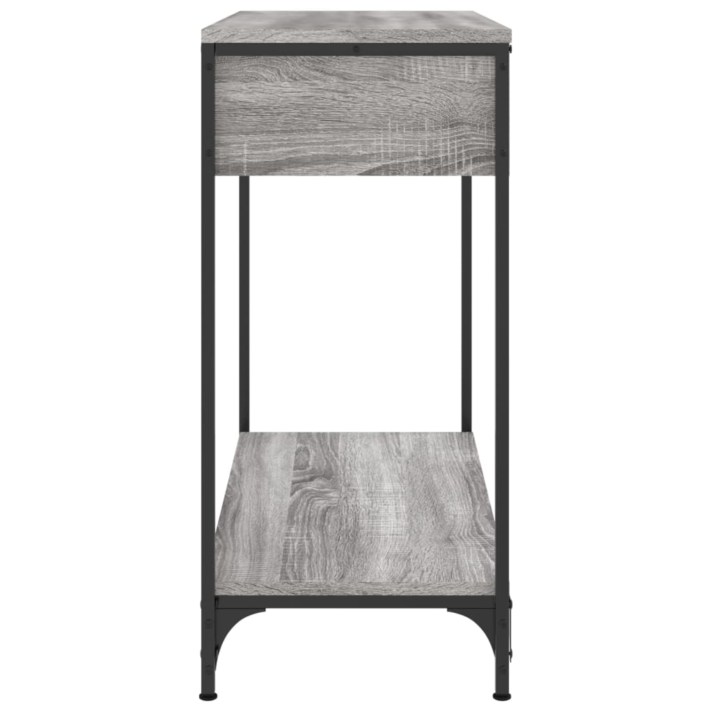 vidaXL Masă consolă, gri sonoma, 75x34,5x75 cm, lemn prelucrat