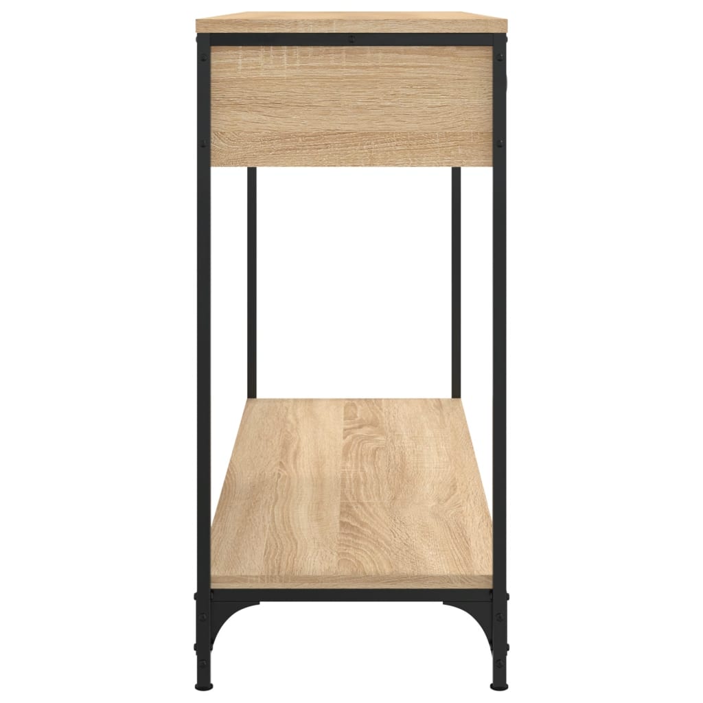 vidaXL Măsuță consolă, stejar sonoma, 100x34,5x75 cm, lemn prelucrat vidaXL Măsuță consolă, stejar sonoma, 100x34,5x75 cm, lemn prelucrat