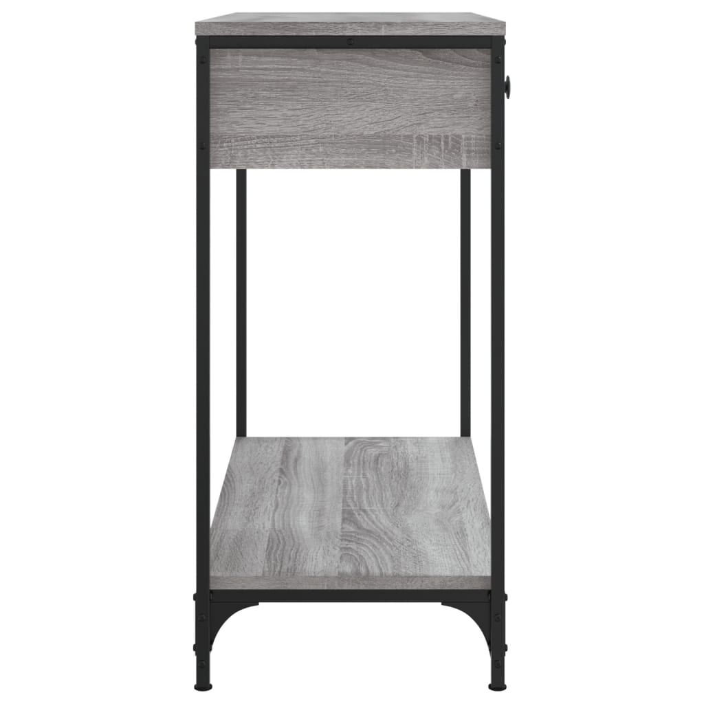 vidaXL Masă consolă, gri sonoma, 75x34,5x75 cm, lemn prelucrat