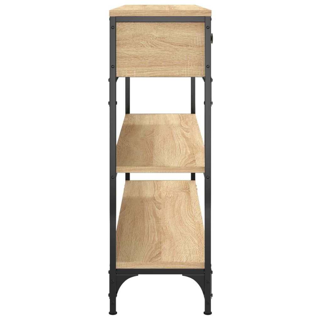 vidaXL Măsuță consolă, stejar sonoma, 100x25x75 cm, lemn prelucrat vidaXL Măsuță consolă, stejar sonoma, 100x25x75 cm, lemn prelucrat