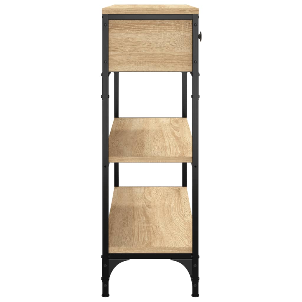 vidaXL Măsuță consolă, stejar sonoma, 72,5x25x75 cm, lemn prelucrat