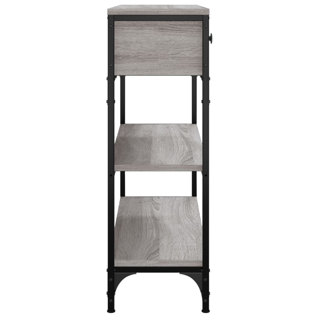 vidaXL Măsuță consolă, gri sonoma, 72,5x25x75 cm, lemn prelucrat vidaXL Măsuță consolă, gri sonoma, 72,5x25x75 cm, lemn prelucrat