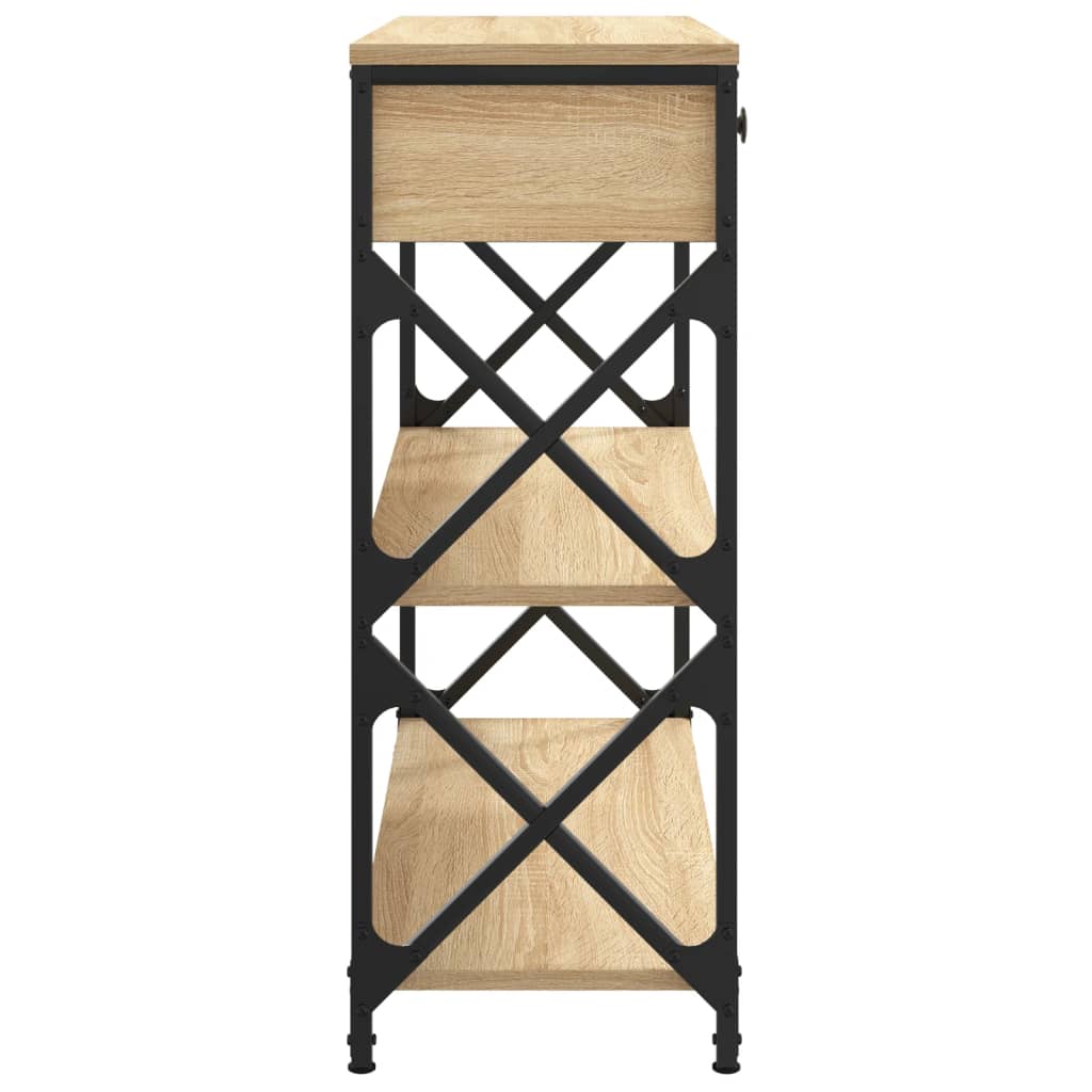vidaXL Masă consolă, stejar sonoma, 75x28x75 cm, lemn prelucrat vidaXL Masă consolă, stejar sonoma, 75x28x75 cm, lemn prelucrat