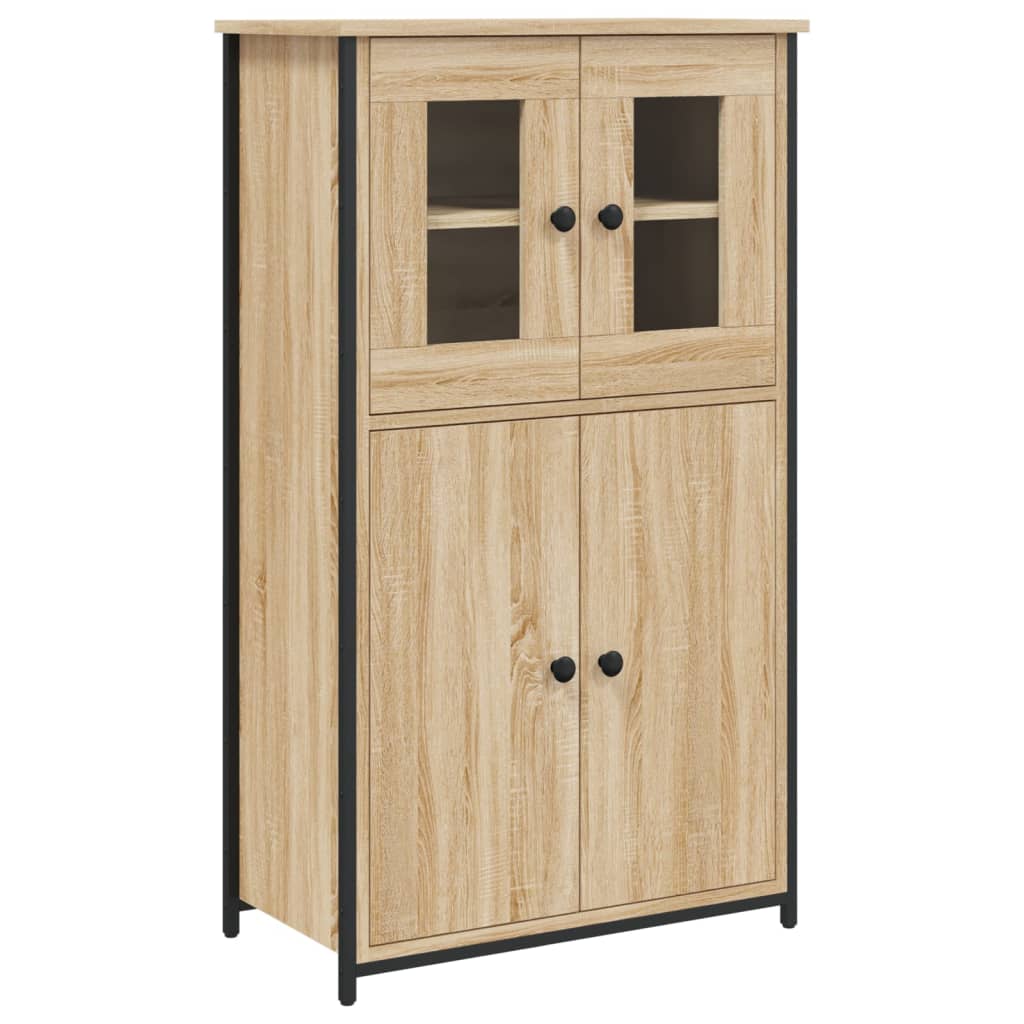 vidaXL Dulap înalt, stejar sonoma, 62x32x106,5 cm, lemn prelucrat