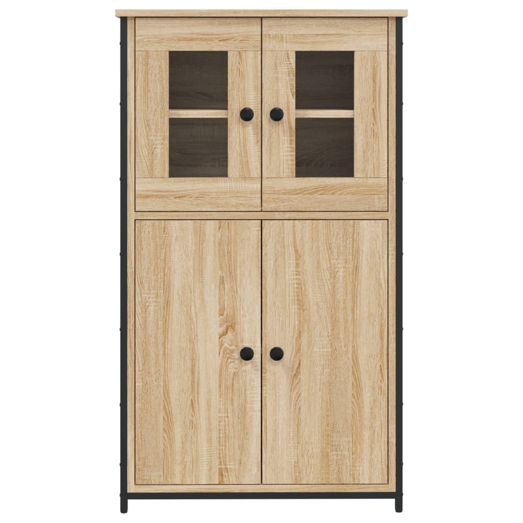 vidaXL Dulap înalt, stejar sonoma, 62x32x106,5 cm, lemn prelucrat