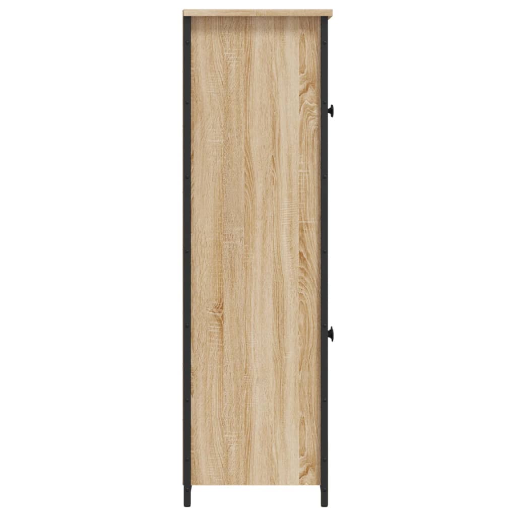 vidaXL Dulap înalt, stejar sonoma, 62x32x106,5 cm, lemn prelucrat