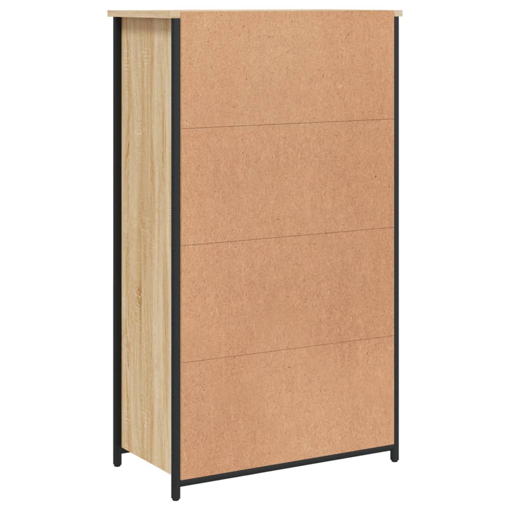 vidaXL Dulap înalt, stejar sonoma, 62x32x106,5 cm, lemn prelucrat