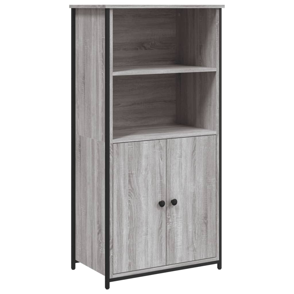 vidaXL Dulap înalt, gri sonoma, 62x36x121,5 cm, lemn compozit