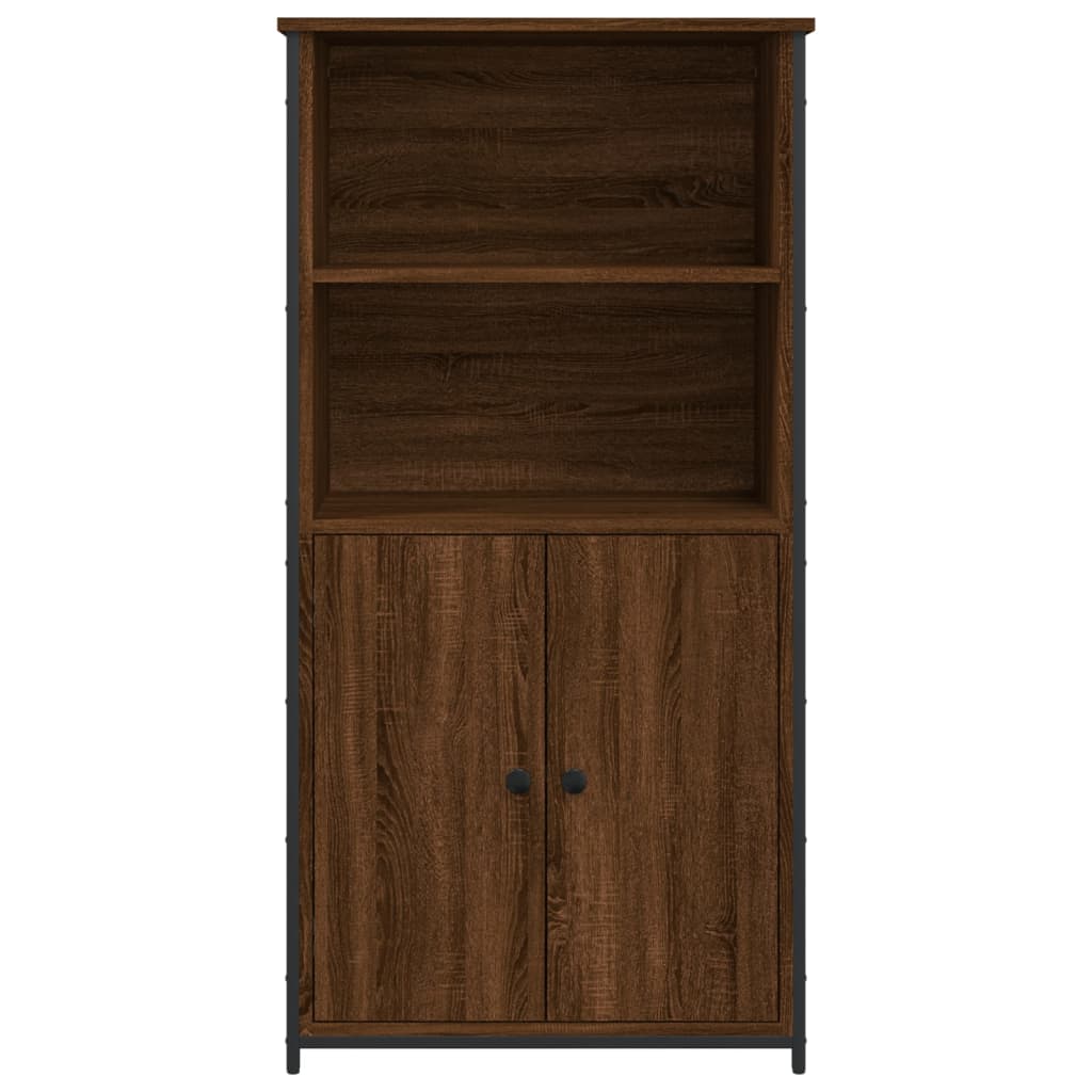 vidaXL Dulap înalt, stejar maro, 62x36x121,5 cm, lemn compozit