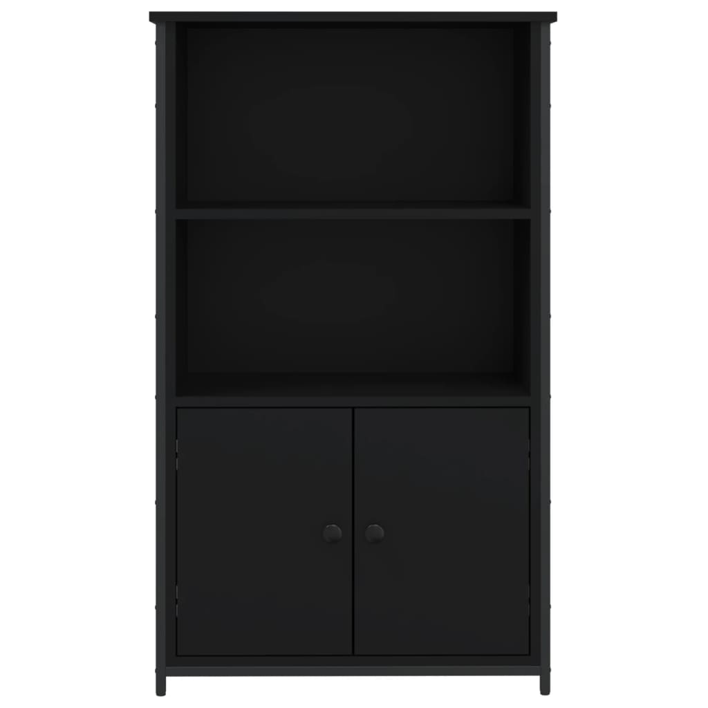vidaXL Dulap înalt, negru, 62x32x103,5 cm, lemn compozit