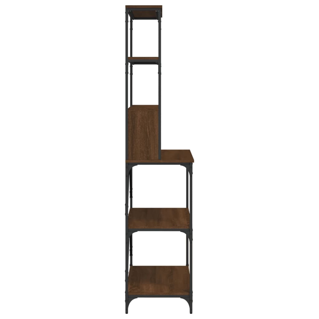 vidaXL Raft brutărie cu 6 niveluri, stejar maro, 90x40x180 cm, lemn vidaXL Raft brutărie cu 6 niveluri, stejar maro, 90x40x180 cm, lemn